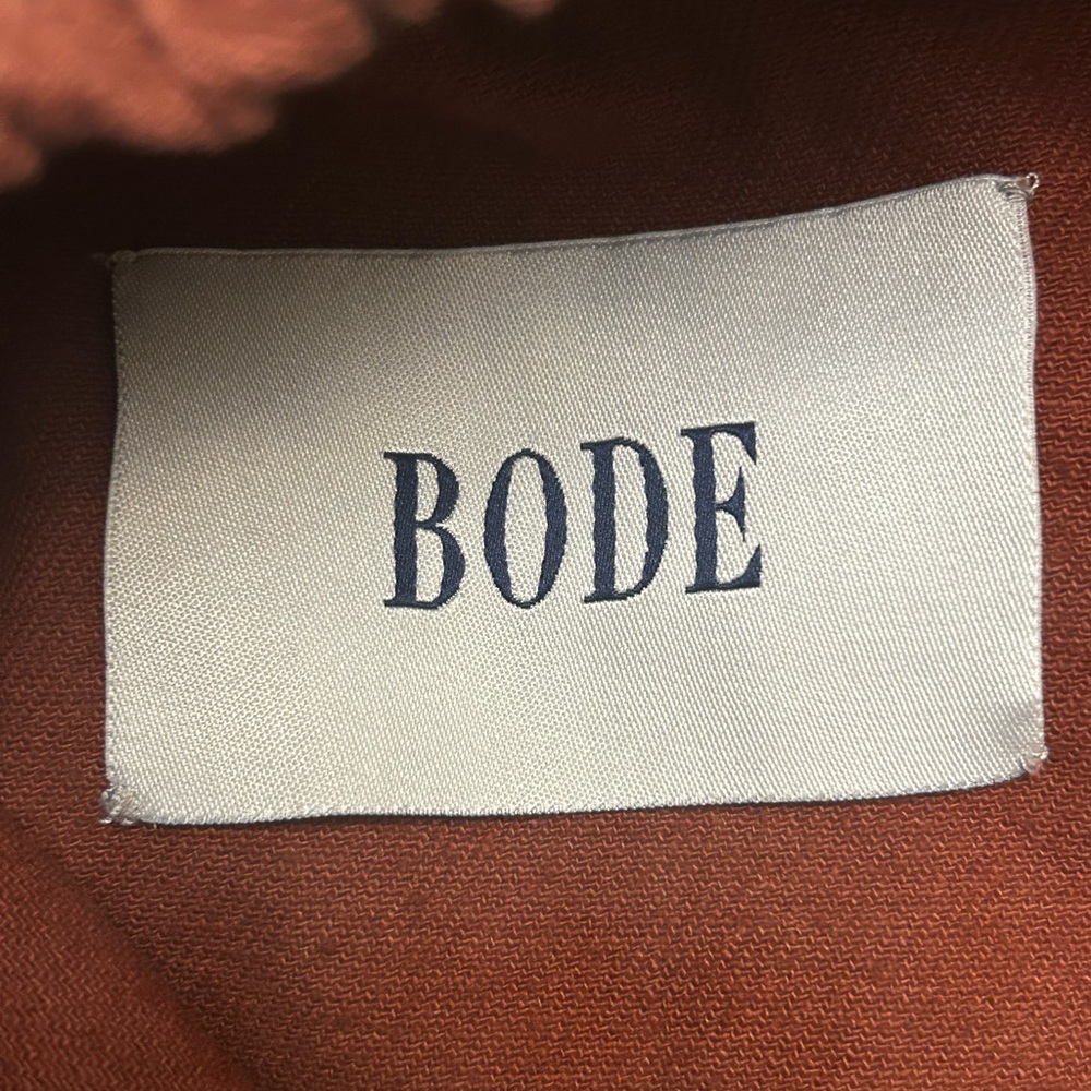BODE Twill Rugby Short In Cinnamon - Picture 12 of 15